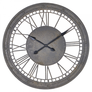 Metal Numerals Wall Clock