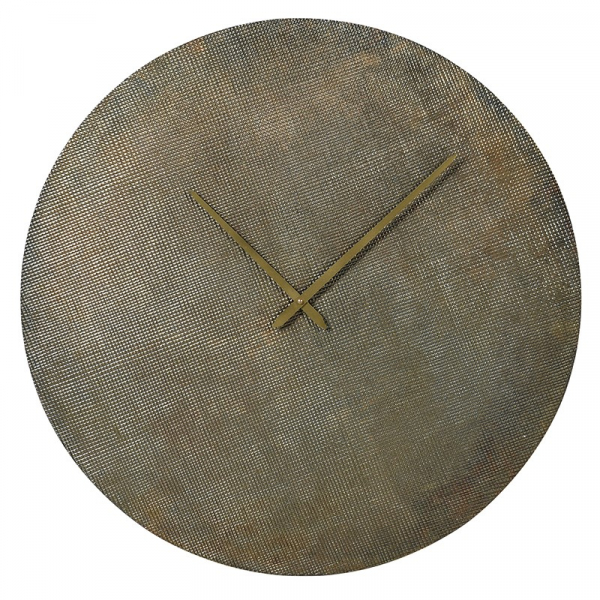 Brass Antique Textured Clock