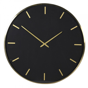 Black & Gold Wall Clock