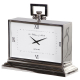 Silver Art Deco Clock