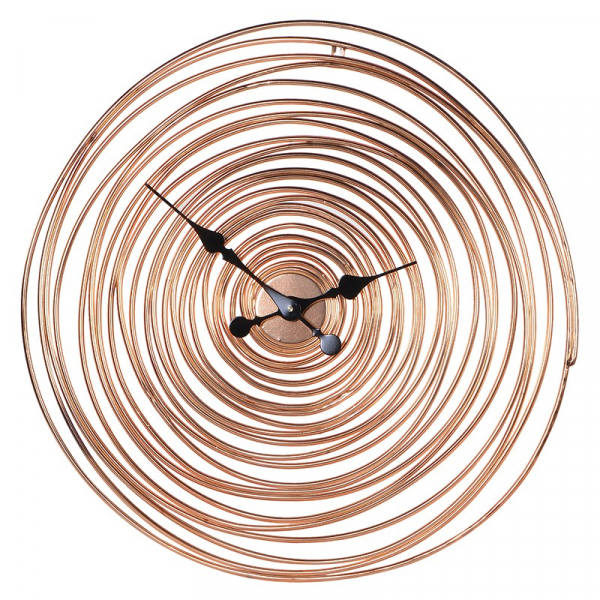 Copper Wire Wall Clock