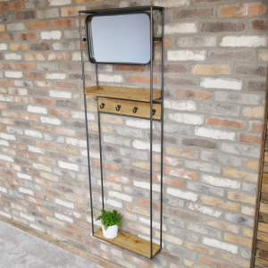 Industrial Mirrored Stand