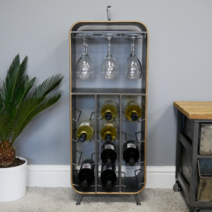 Industrial Wine Cabinet