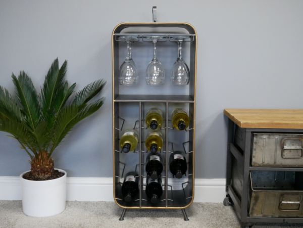 Industrial Wine Cabinet