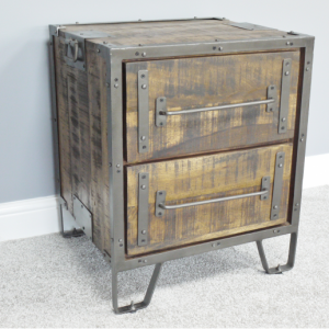 Industrial Bedside Cabinet