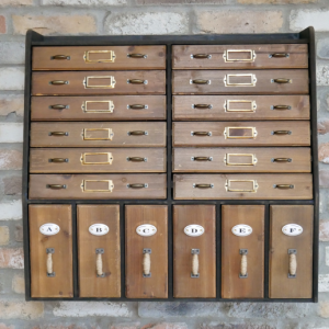 Antique Style Wall Storage Unit