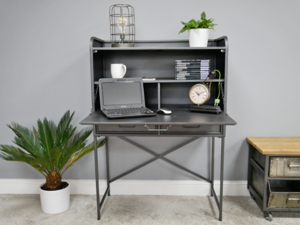 Industrial Metal Desk/Cabinet