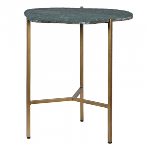 Green Marble End Table