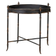 Black Distressed Tray Table